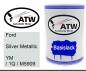 Preview: Ford, Silver Metallic, YM / 1Q / M5909: 500ml Lackdose, von ATW Autoteile West.